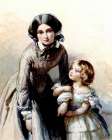 Helena or Lenchen with Nursemaid Eliza Collins 1850