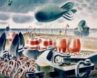 Barrage Balloons at Sea 1940 Art Print
