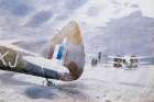 De-icing Aircraft 1942 Art Print