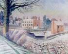 Vicarage in Winter 1935 Art Print