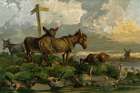 1862 vol. 18 - Summer Donkeys Art Print