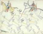 Kiowa Indians Hunting Pronghorn Antelope Art Print