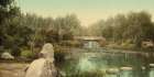 California - East Side Park Los Angeles Ca 1898 Art Print by Vintage Photochrom United States