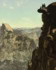 California - Glacier Point and South Dome Yosemite Valley Ca 1898 Art Print by Vintage Photochrom United States