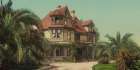 California - Residence of Mr a K Smiley Redlands Ca 1898 Art Print
