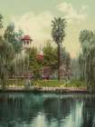 California - the Lake Lucky Baldwins Ranch Pasadena Ca 1898