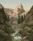 Colorado - in South Cheyenne Canyon Ca 1901 Art Print