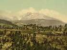 Colorado - Longs Peak from Mont Alto Ca 1901 Art Print