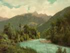 Colorado - Needle Mountains from Animas Canyon Ca 1901 Art Print