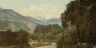 Colorado - Pikes Peak from Near Colorado City Ca 1898 Art Print