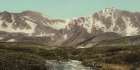 Colorado Grays and Torreys Peaks Ca 1898 Art Print