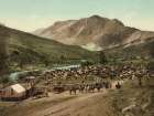 Colorado Round up on the Cimarron Ca 1898 Art Print