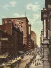 Illinois - Randolph Street East from Lasalle Chicago Ca 1900