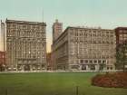 Illinois - the Auditorium and Annex Chicago Ca 1900 Art Print
