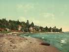 Michigan - Along the Shore Harbor Point Ca 1902