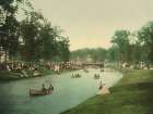 Michigan - Detroit Belle Isle Grand Canal Ca 1898 Art Print