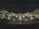 Nebraska - Grand Court Night Illumination Trans-mississippi Exposition Ca 1898 Art Print