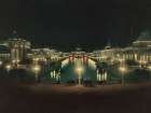 Nebraska - Night Illumination Grand Court Ca 1898 Art Print