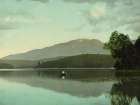 New York - Mt Ampersand from Round Lake Adirondack Mountains Ca 1902 Art Print