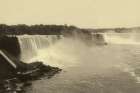 New York - Niagara Falls from Steel Arch Bridge Ca 1900 Art Print
