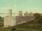 New York - Ruins of Fort Crown Point a British Fort on Lake Champlain Crown Point Ca 1902 Art Print