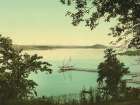 New York - Saratoga Lake Ca 1901 Art Print