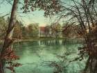 New York - the Chapel from Across the Lake Vassar College Ca 1904