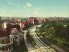New York - the Circle Brooklyn Ca 1904 Art Print