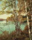 New York - the Inlet Spit-fire Lake Adirondack Mountains Ca 1903 Art Print