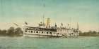 New York Steamer Thousand Islands Ca 1902 Art Print