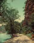 North Carolina - Paint Rocks on the French Broad Ca 1902 Art Print