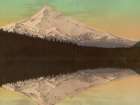 Oregon - Mt Hood from Lost Lake Ca 1900 Art Print