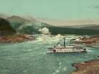 Oregon - the Cascades of the Columbia River Ca 1901