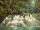 Pennsylvania - Paradise Falls Pocono Mountains Ca 1900 Art Print