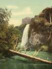 South Dakota - Spearfish Falls Ca 1901 Art Print