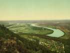 Tennessee - Moccasin Bend from Lookout Mountain Ca 1902 Art Print