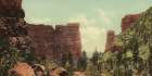 Utah - Castle Gate Ca 1898 Art Print