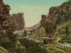 Utah - Castle Gate Price Canyon Ca 1898 Art Print