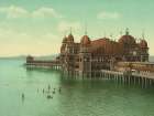 Utah - Saltair Pavilion Great Salt Lake Ca 1901 Art Print