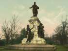 Washington Dc - Lafayette Monument Ca 1898 Art Print