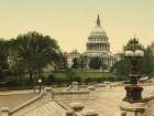 Washington Dc - the Capitol from the Library Steps Ca 1898 Art Print