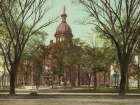 Wisconsin - Court House Milwaukee Ca 1900 Art Print