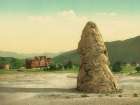 Wyoming - Liberty Cap Mammoth Hot Springs Yellowstone Park Ca 1902 Art Print