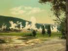 Wyoming - Military Post and Giantess Group Yellowstone Park Ca 1902