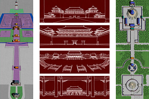 Core of Chinese Classic Architecture Art Print