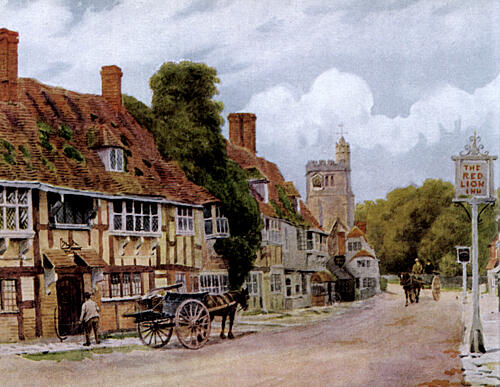 Biddenden, Kent Art Print by Alfred Quinton