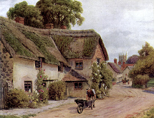 Carhampton in Somerset Art Print by Alfred Quinton