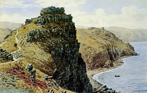 Castle Rock at Lynton, North Devon