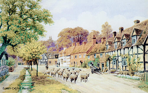 Elmley Castle, Worcestershire Art Print