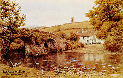 Lorna Doone Farm, Malmsmead Art Print
